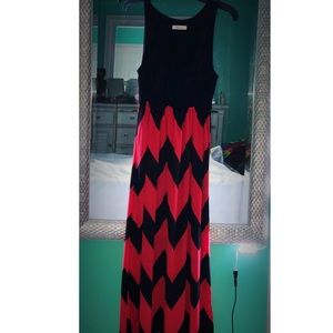 Maxi patterned dress